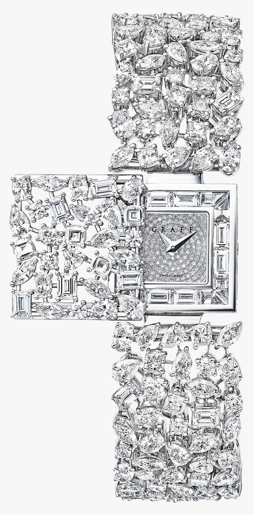 Graff Secret Watch Diamond Bracelet, HD Png Download, Free Download