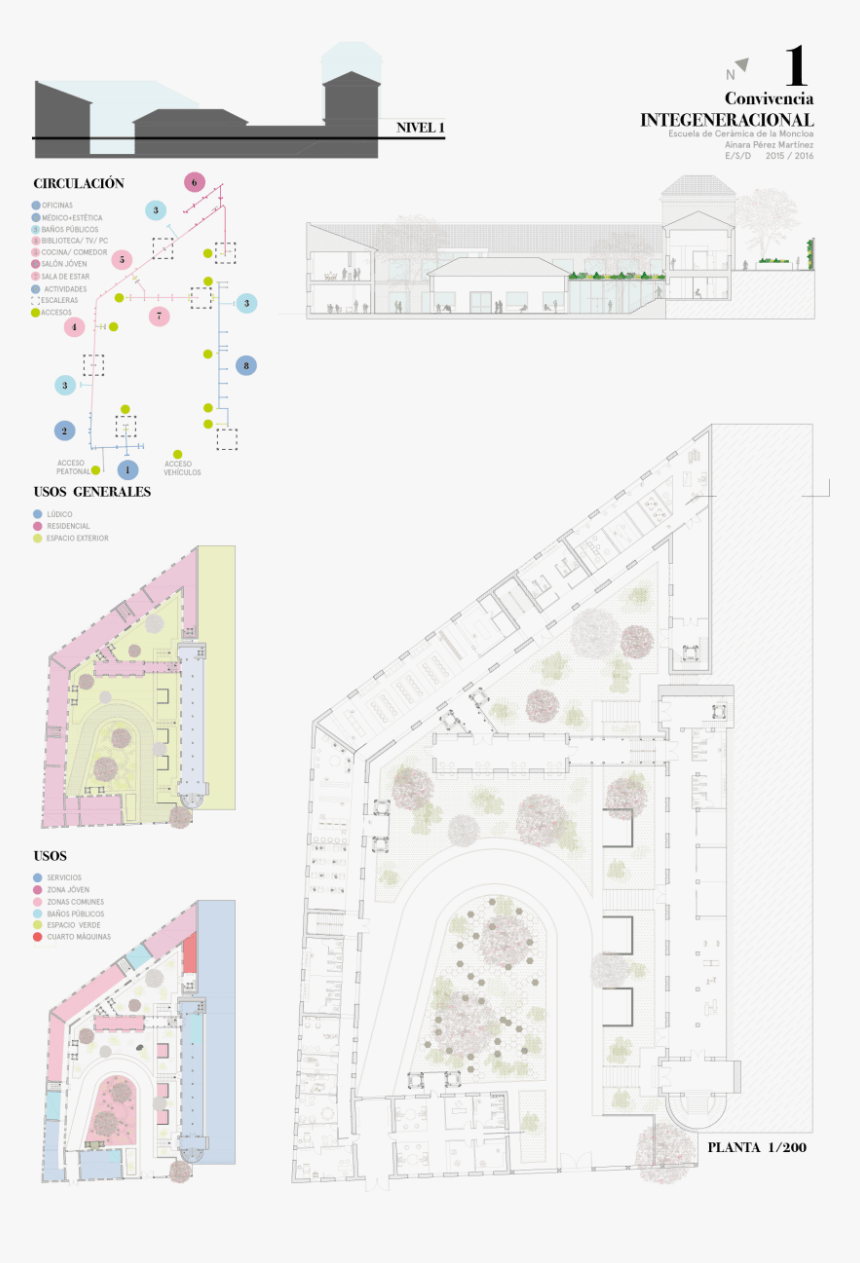 Tfg Centro Intergeneracional - Plan, HD Png Download, Free Download