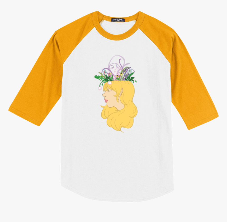 Flower Crown Baseball Tee - T-shirt, HD Png Download, Free Download