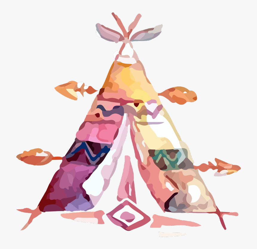 #tipi #arrow #feathers #arrow #bohemain #decor #geometricshapes - Tepee Logo, HD Png Download, Free Download