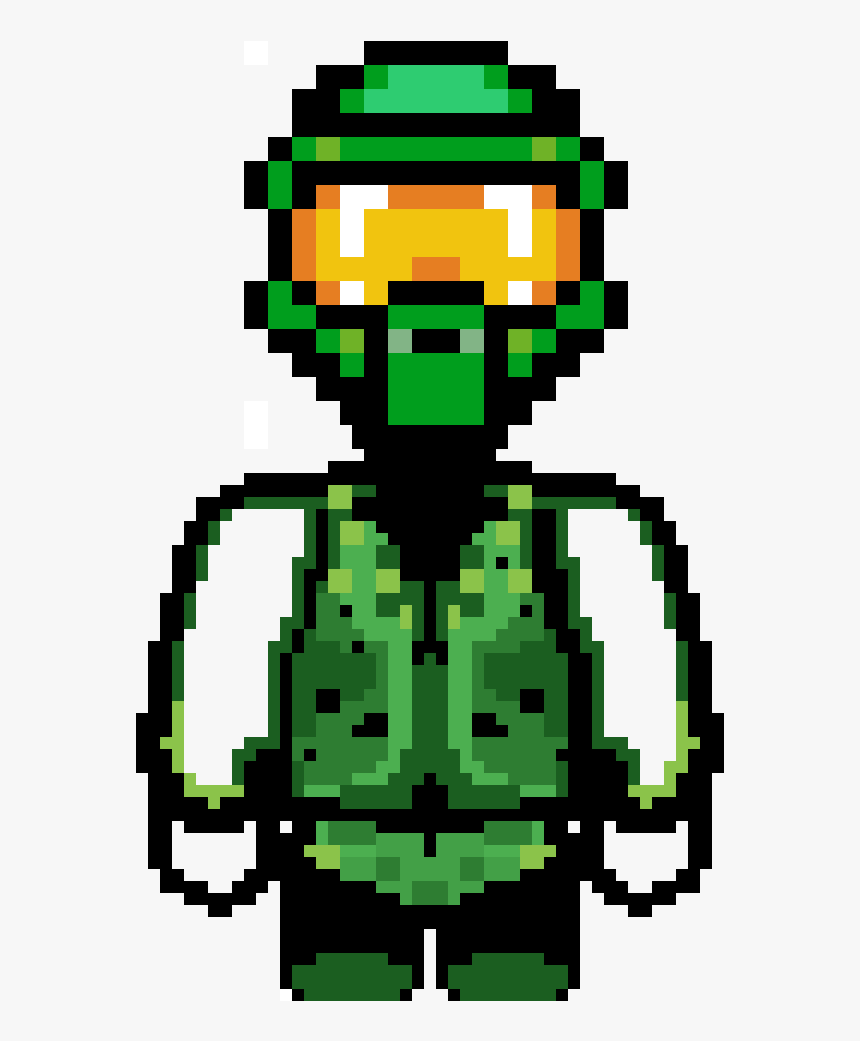 Transparent Master Chief Png - Pixel Art Master Chief Halo, Png Download, Free Download