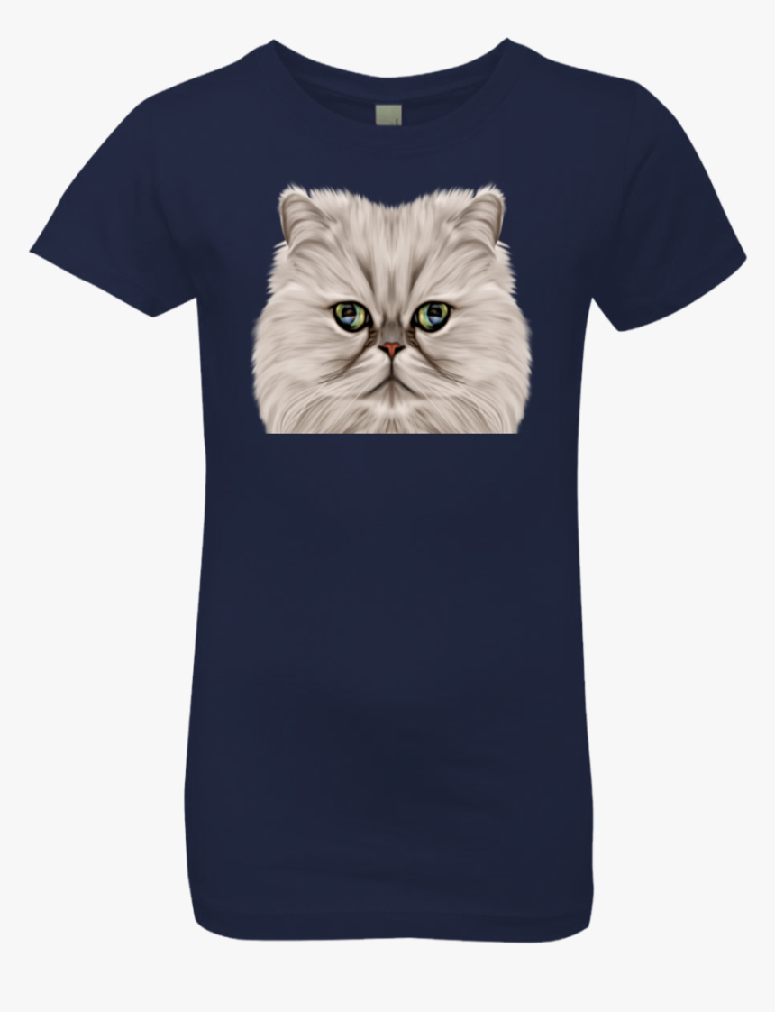 Persian-cat Girls - T-shirt, HD Png Download, Free Download