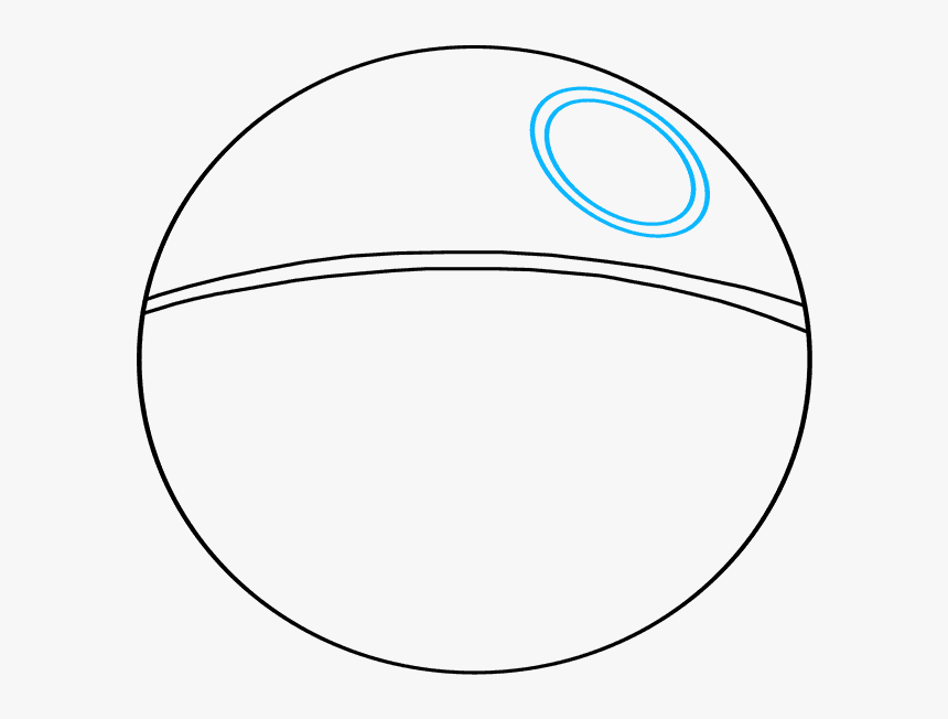 How To Draw Death Star From Star Wars - Circle, HD Png Download, Free Download