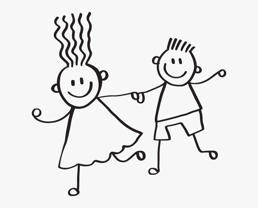 Transparent Drawn Crown Png - Boy And Girl Drawing, Png Download, Free Download
