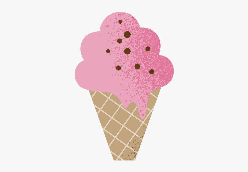 Cherry Chipper Slider Image - Ice Cream Cone, HD Png Download, Free Download