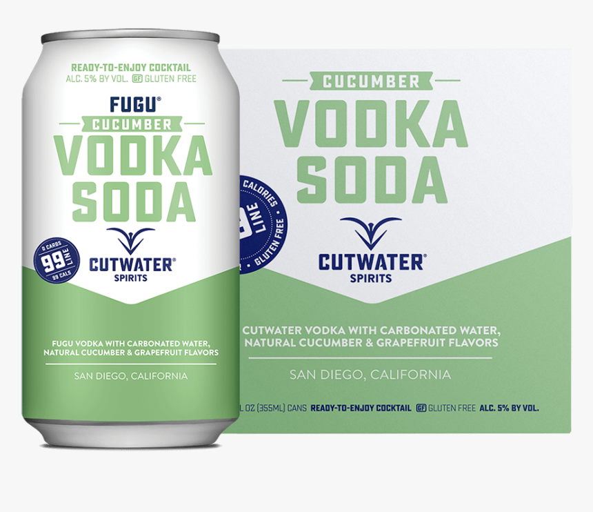 Cucumber Vodka Soda - Caffeinated Drink, HD Png Download, Free Download