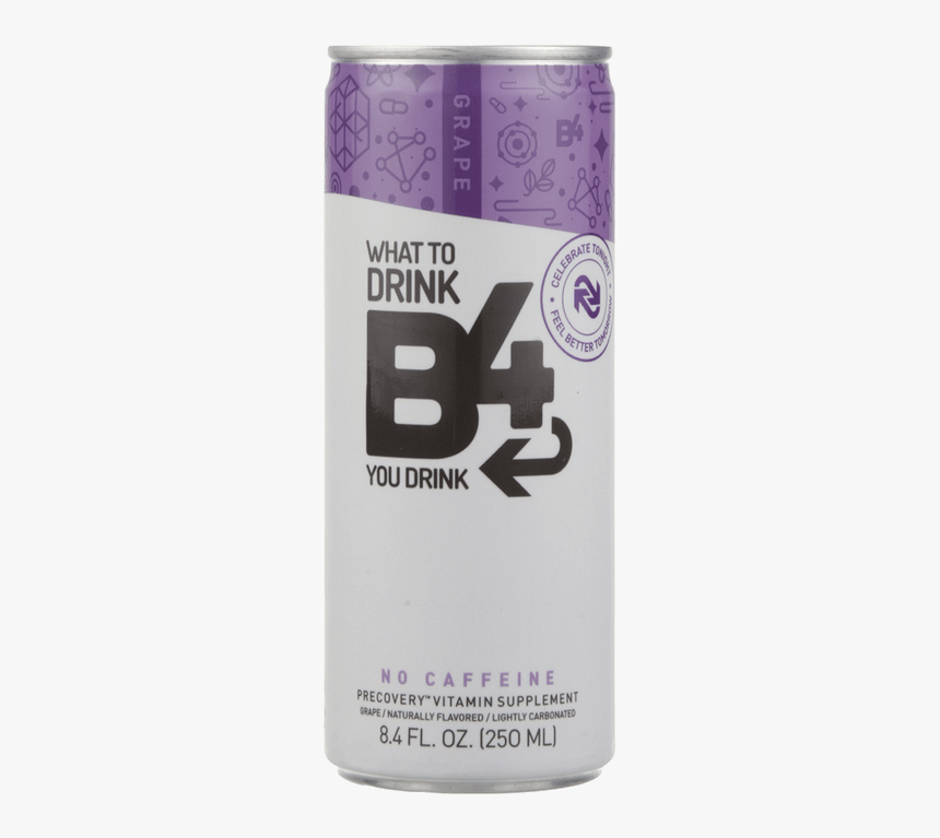 B4 Grape - Energy Shot, HD Png Download, Free Download