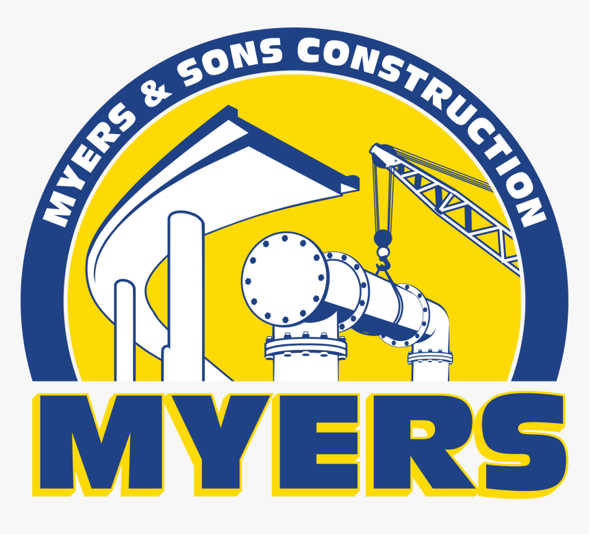 Myers & Sons Construction, Llc Logo - Myers And Sons Construction, HD Png Download, Free Download