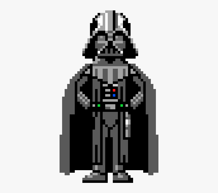 Darth Vader Pixel Art, HD Png Download, Free Download