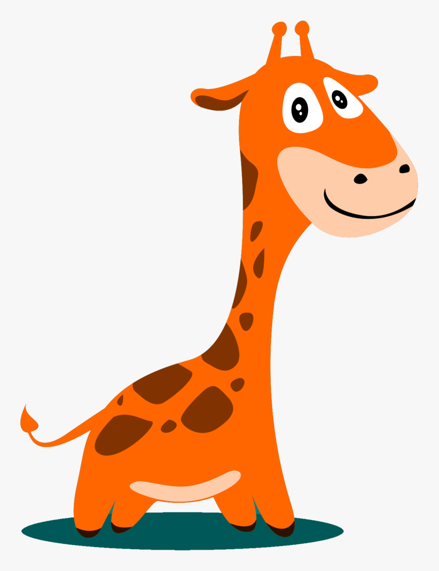 Cute Giraffe1 - Animals Toon, HD Png Download, Free Download