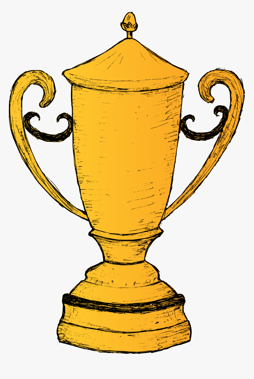 Trophy Drawing 6 1 - Trophy, HD Png Download, Free Download