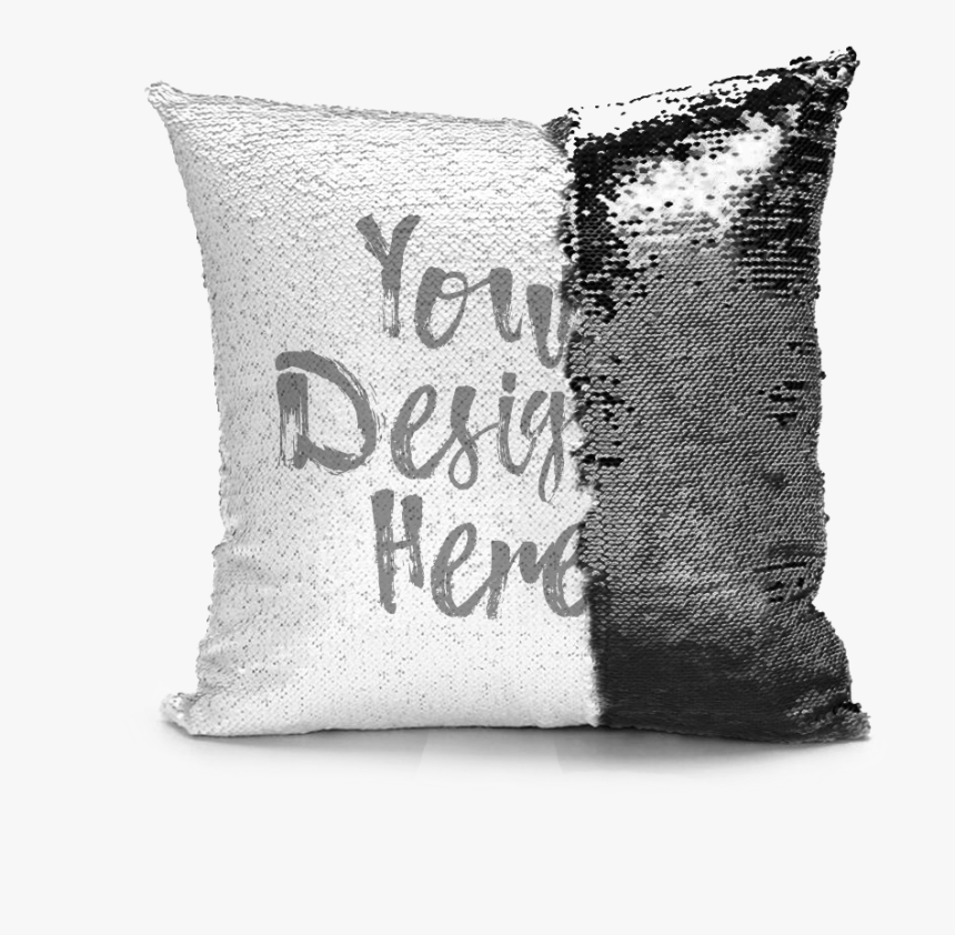 Custom Mermaid Reversible Sequin Pillows Qstomize Com - Cushion, HD Png Download, Free Download