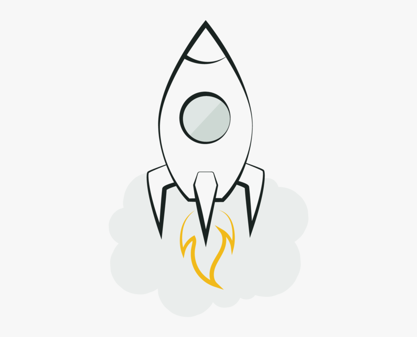 Kristin Binford Rocket Icon Rectangle Black, HD Png Download, Free Download