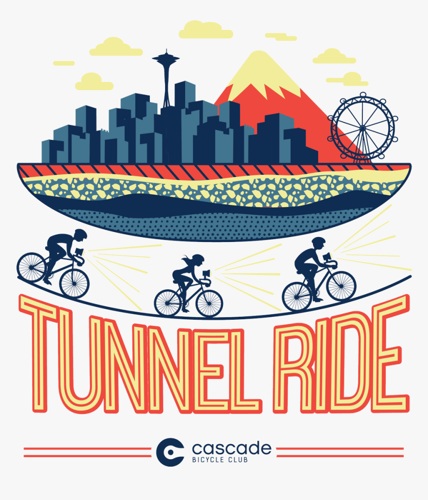 Cascade Bike Club Tunnel Ride, HD Png Download, Free Download