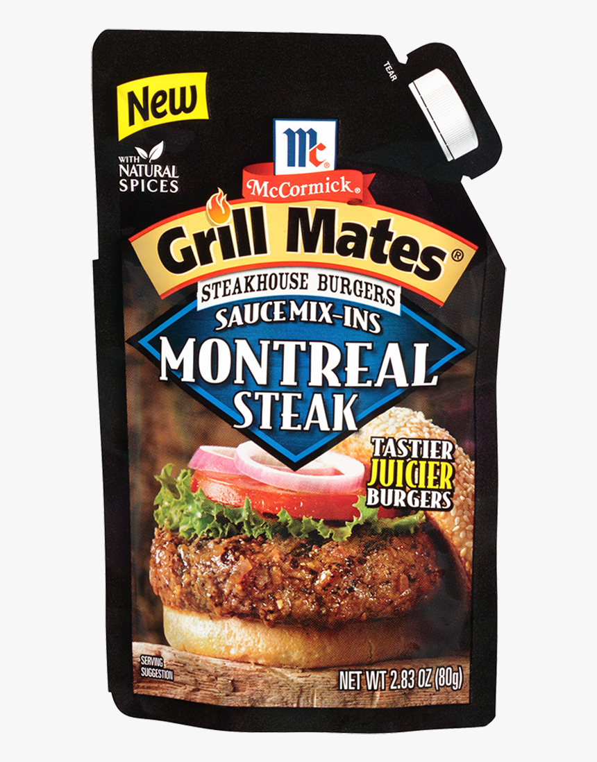 Grill Mates Montreal Steak Steakhouse Burgers Sauce - Mccormick Brown Sugar Bourbon Burger, HD Png Download, Free Download