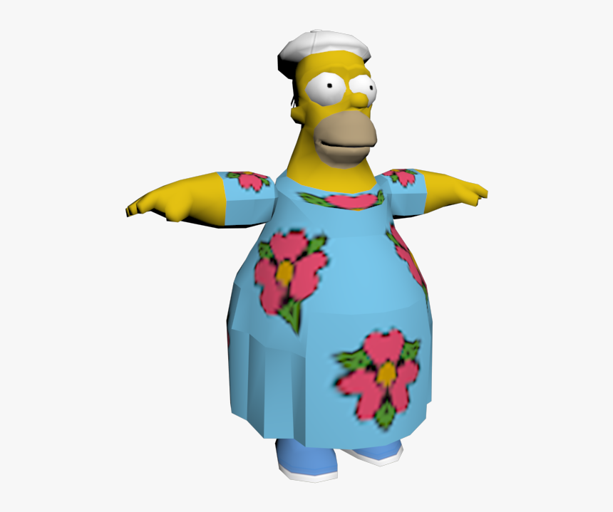 Download Zip Archive - Homer Muumuu Simpsons Hit And Run, HD Png Download, Free Download