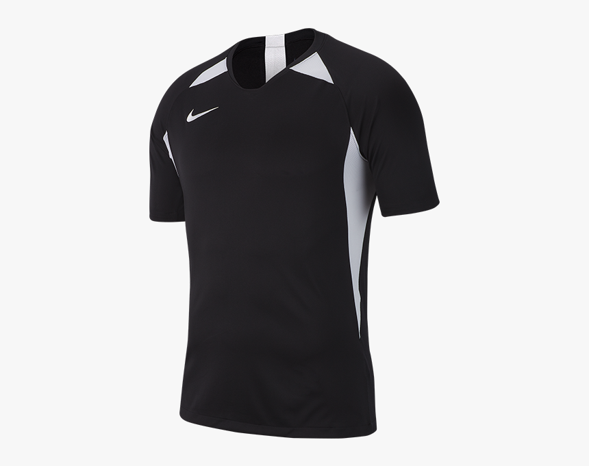Nike Dri-fit Striker V Kids - Black And White Nike Football Shirt, HD Png Download, Free Download