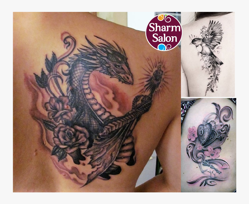 Tattoo uploaded by Marvoy • Dragon, dragon tattoo, back tattoo, red ink •  Tattoodo