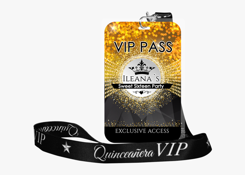 Vip Invitación Gafetes Para Xv Años, HD Png Download, Free Download