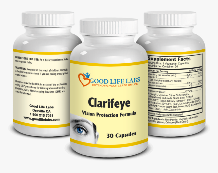 Clarifeye 3 Bottles - Prescription Drug, HD Png Download, Free Download