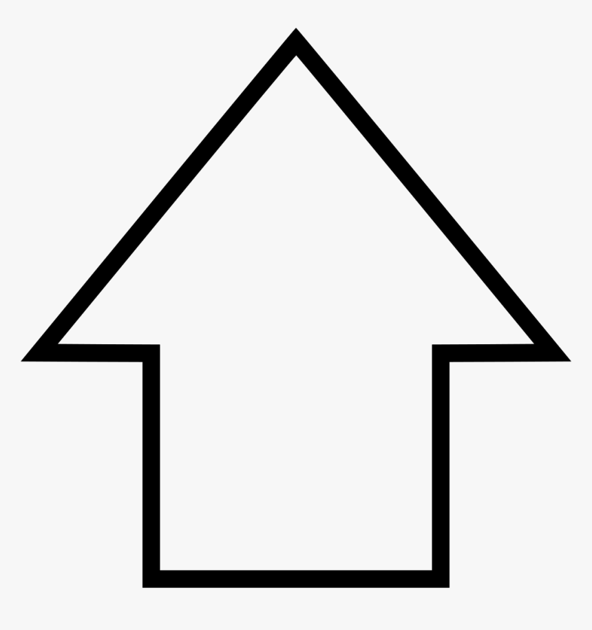 Up Arrow Point - Point Up Arrow Png, Transparent Png, Free Download
