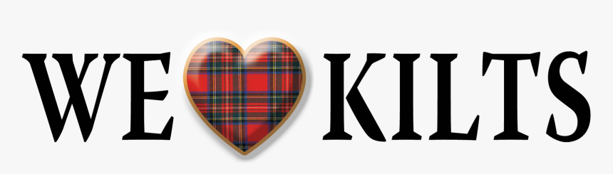 We Love Kilts Logo - Tartan, HD Png Download, Free Download