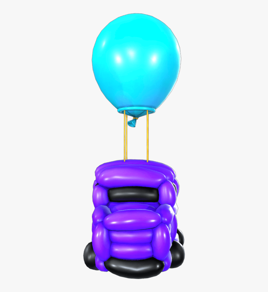 Battle Balloon Back Bling - Balloon, HD Png Download, Free Download