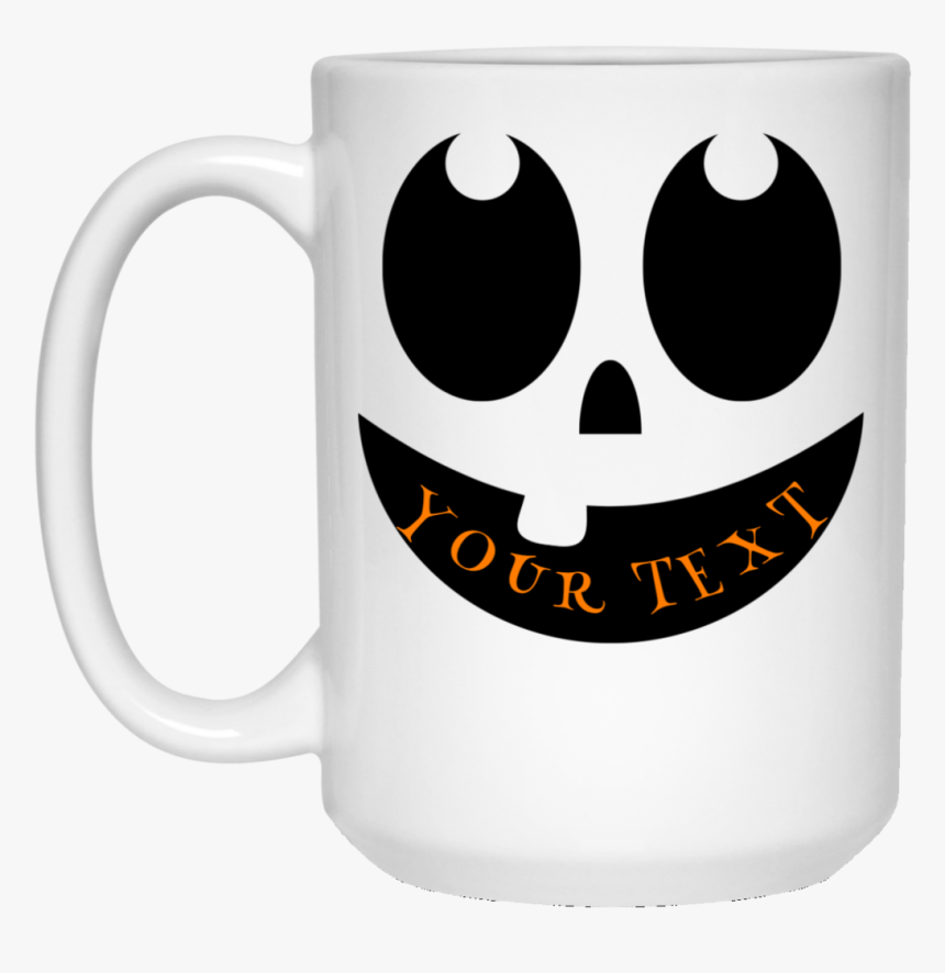 Halloween Pumpkin Face Funny White Mugs Xp8434 11 Oz - Coffee Cup, HD Png Download, Free Download