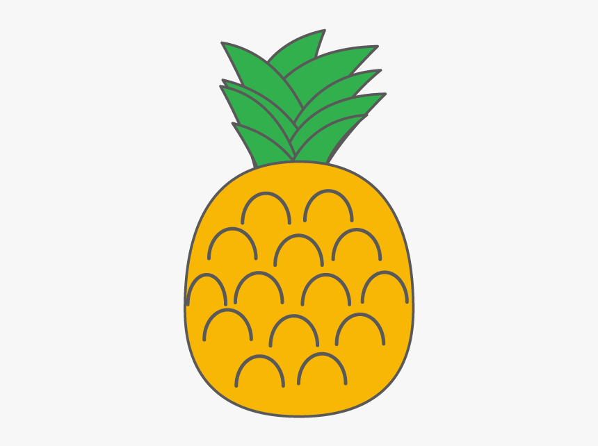 Simple Pineapple Clip Art, HD Png Download, Free Download