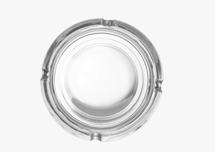 Custom Clear Glass Ashtra - Circle, HD Png Download, Free Download