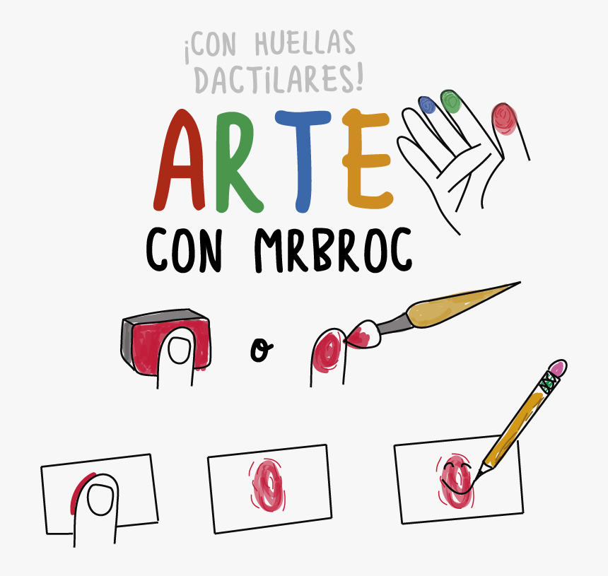 Finger , Png Download - Arte Con Huellas Dactilares, Transparent Png, Free Download