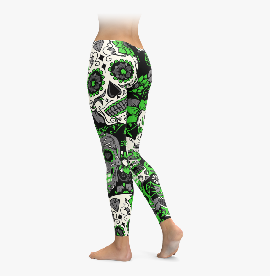 Pink Sugar Skull Leggins, HD Png Download, Free Download