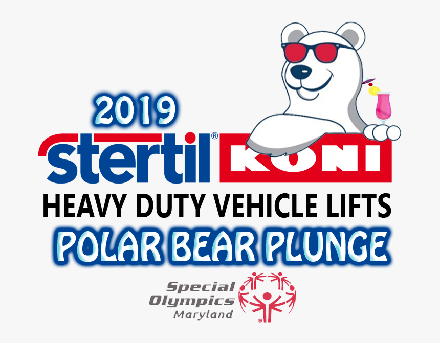 2019 Polar Bear Plunge Tshirt - Cartoon, HD Png Download, Free Download