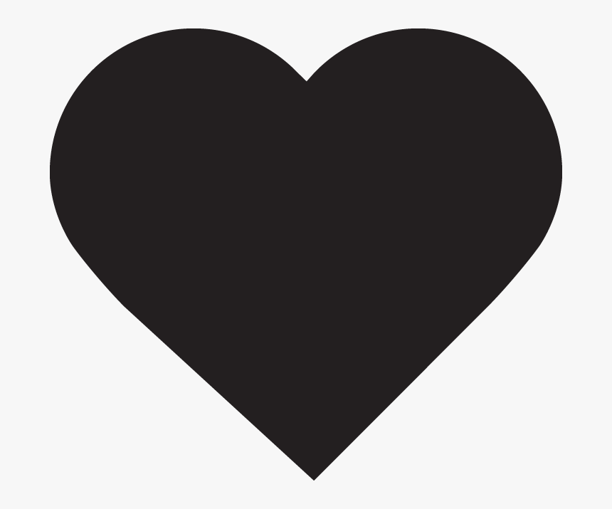 black heart silhouette png transparent png kindpng black heart silhouette png transparent