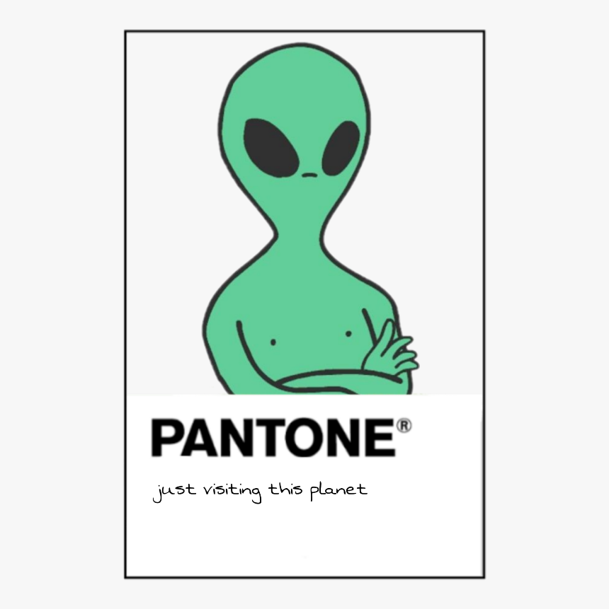 #pantone #tattone #alien #aliens #aesthetic #grunge - Pantone, HD Png Download, Free Download