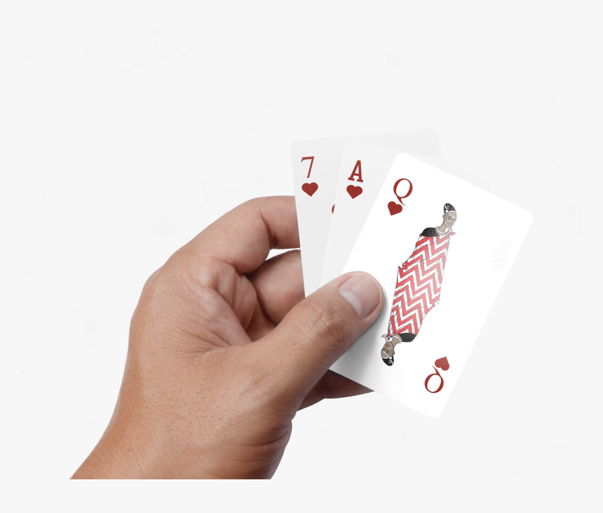 Poker In Hand Mockup, HD Png Download, Free Download