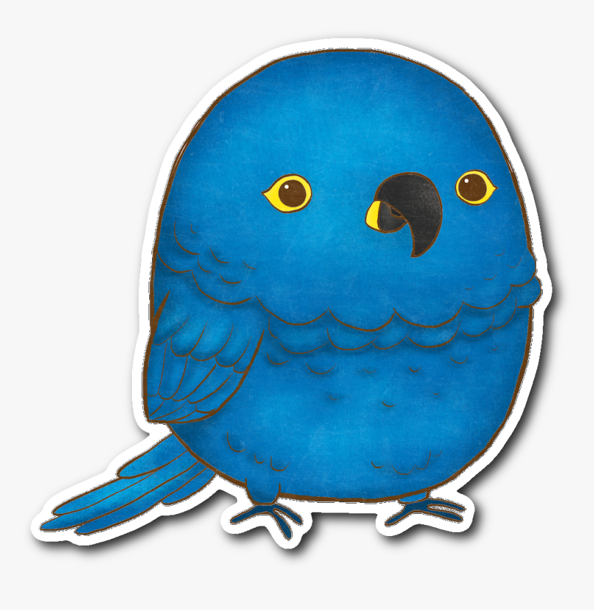 Hyacinth Macaw Sticker - Illustration, HD Png Download, Free Download
