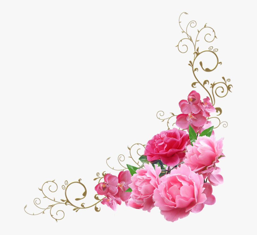 Flower corner png images