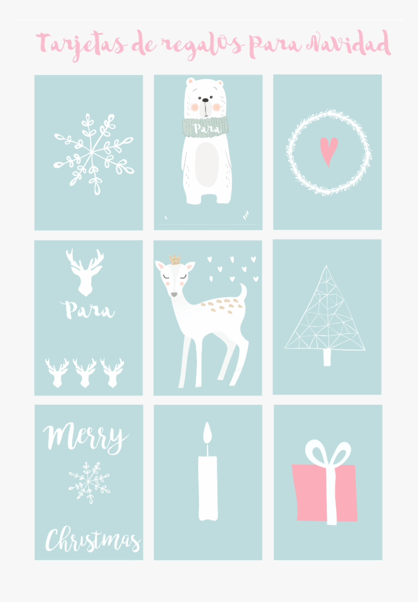 Modelos De Tarjetas Para Regalos De Navidad - Poster, HD Png Download, Free Download