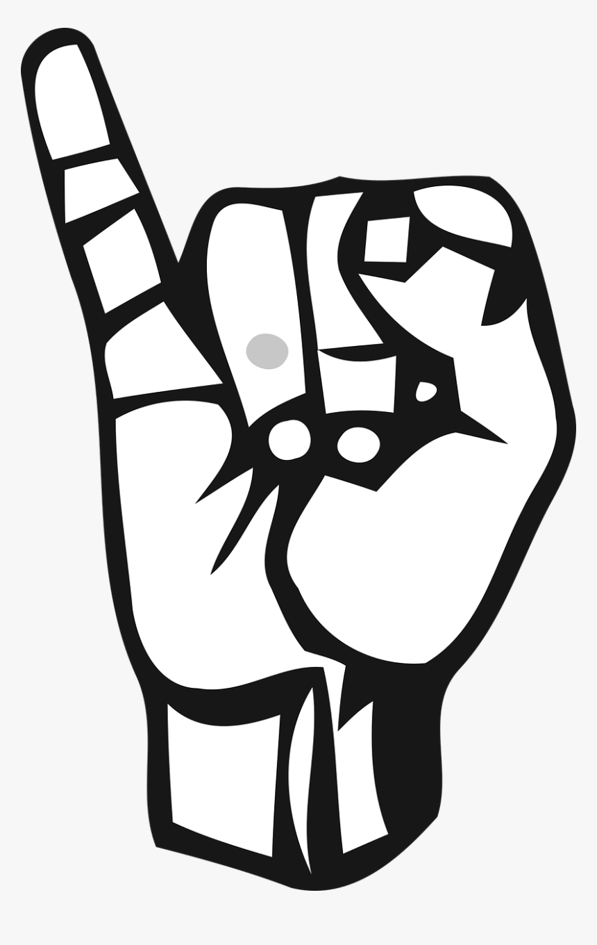 Sign Language I Png, Transparent Png, Free Download