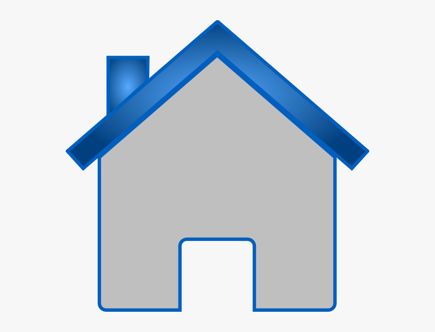 Blue House 4 Svg Clip Arts, HD Png Download, Free Download