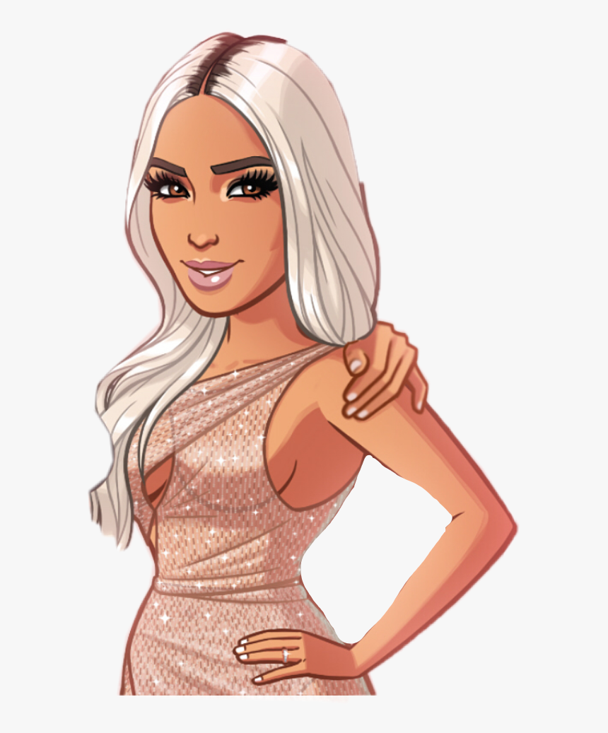 Videojuego Kim Kardashian Caricaturas, HD Png Download, Free Download