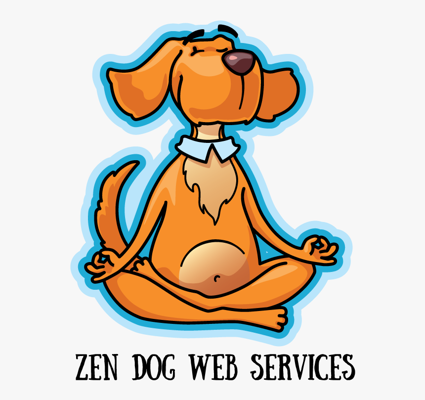 Cartoon Zen Dog, HD Png Download, Free Download