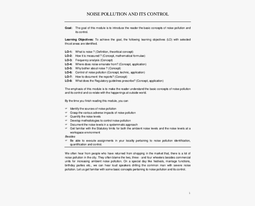 Sources Of Noise Pollution In Your Locality, HD Png Download, Free Download