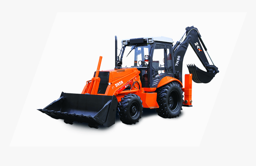 Tata Hitachi’s Th86 - Tata Hitachi Backhoe Loader, HD Png Download, Free Download