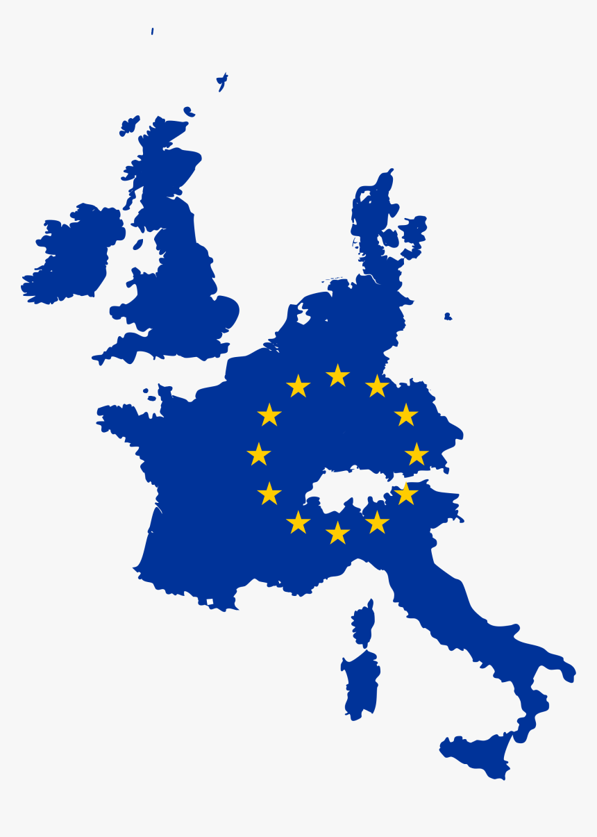 Europe Map With Flag , Png Download - Europe Map With Flag, Transparent Png, Free Download