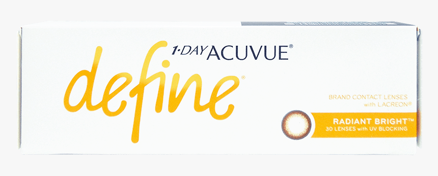 1 Day Acuvue Define Radiant Bright With Lacreon - Calligraphy, HD Png Download, Free Download