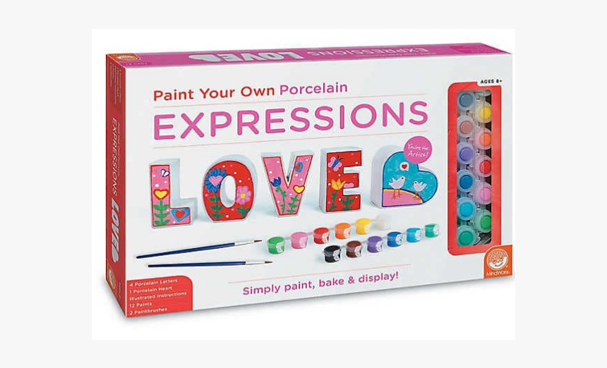 Paint Your Own Expressions Love By Mindware - Educational Toy, HD Png Download, Free Download