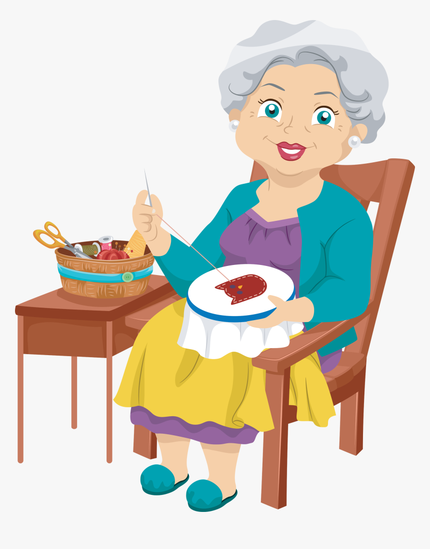 Fiber Arts Grant Neighborhood - Abuela Clip Art, HD Png Download, Free Download