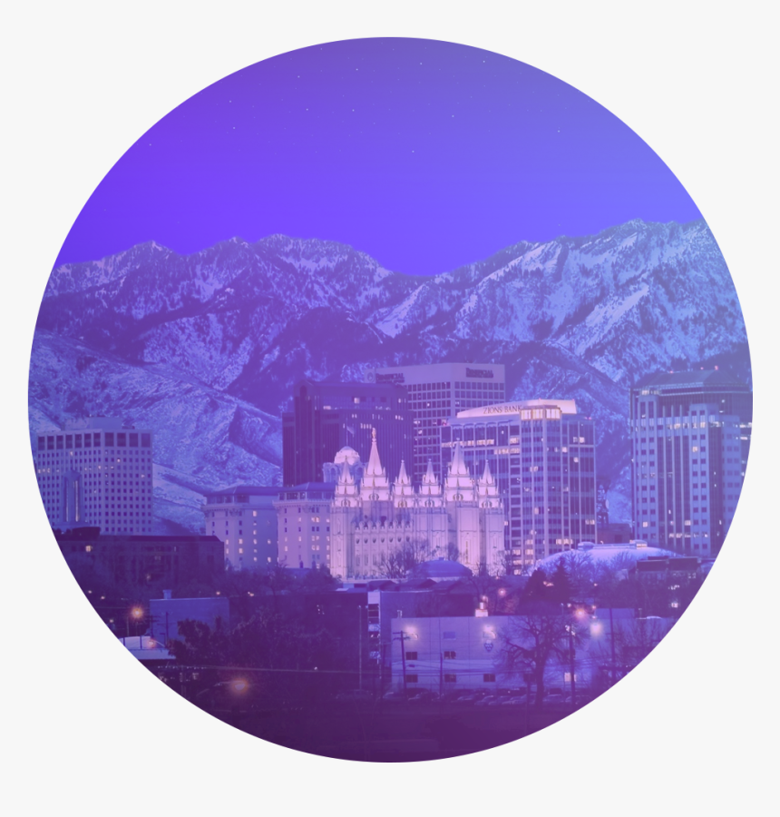 Saltlakecity - Salt Lake City Utah In November, HD Png Download, Free Download